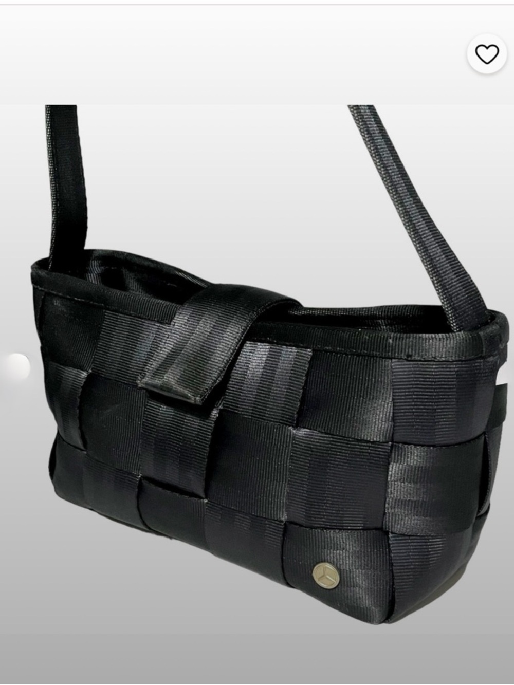 Mercedes Benz seat belt handbag…… conversation starter with elegance